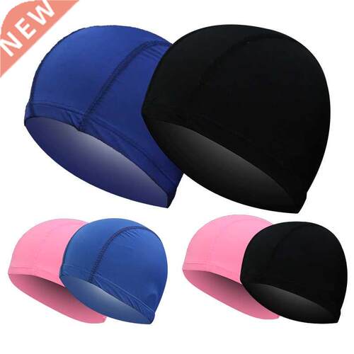 Free Size Swimming Caps For Men Women Elastic Nylon Ear Prot
