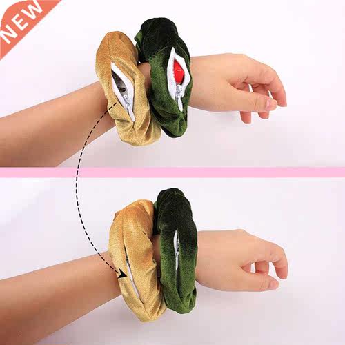2020 New Zipper Velvet Scrunchie Women Girls Elastic Hair Ru