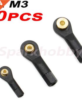 10PCS M2 M3 Nylon Metal ball head buckle Linkage Pull Rod Ti