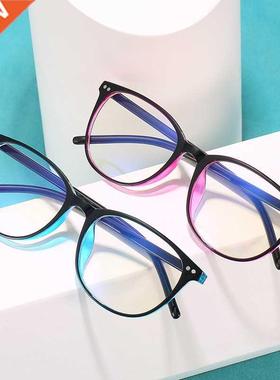 Blue Light Computer Reading Glasses Women Men Round Reading