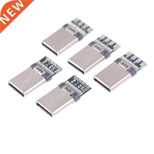 USB 3.1 Type C Male DIY Solder Cable Plug Connector Socket P