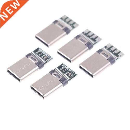 USB 3.1 Type C Male DIY Solder Cable Plug Connector Socket P