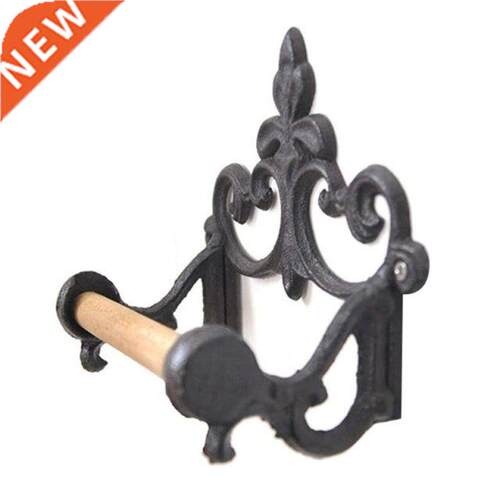 Vintage Style Toilet Paper Holder Hygiene Iron Free Punch Ha
