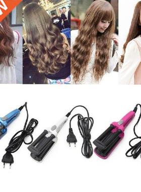 Hair Curler Mini 3 Barrel Curling Iron Flat Ceramic Hair