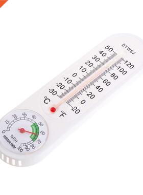 Wall Hung Hygrometer Temperature for Indoor Outdoor Garden O