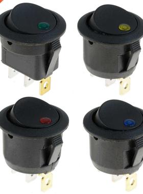 ON/OFF Rocker Switches 3 Terminals Pins Black Power Switch w