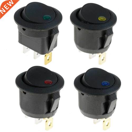 ON/OFF Rocker Switches 3 Terminals Pins Black Power Switch w