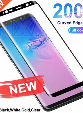 200D Curved Edge Protective Glass on Samsung Gala Note 8