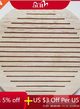 15x15cm European yle Solid Color Round Pure Oak Letter Mes