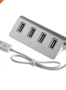 Portable Size Aluminum Alloy Super High Speed 4 Ports USB Hu