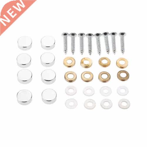 8pcs Decorative Table Mirror Screw Cap Nails Advertising Mir