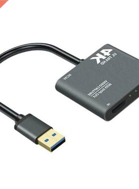 4K 1080P USB 2.0 to HI-comptible Video udio Gme Cptu