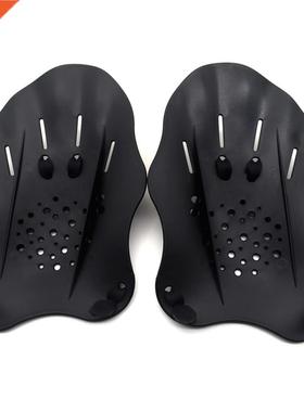 Swimming Paddles Training Adjustable Hand Webbed Gloves Pad