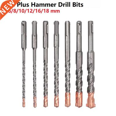 7Pcs Electric Hammer Drill Bits 5/6/8/10/12/16/18mm Cross Ti