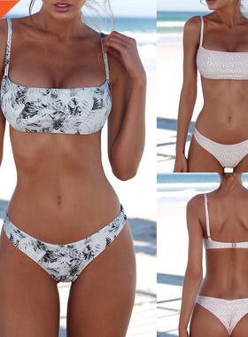 Women Bandeau Bandage Bikini Set Push-Up Brazilian swimwear