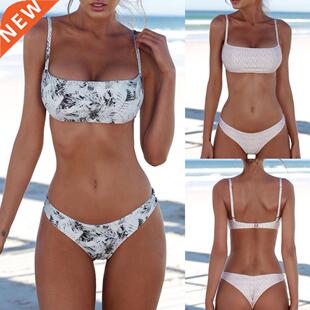 Women Bandeau Bandage Bikini Set Push-Up Brazilian swimwear