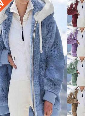 2022 Women Winter Plus Size Woman Coat Coat Fur Coat Long T
