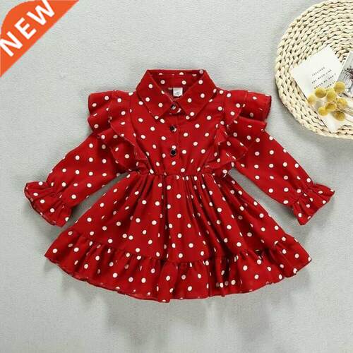 Blotona Christmas Toddler Kid Baby Girl Clothes Ruffle Swing
