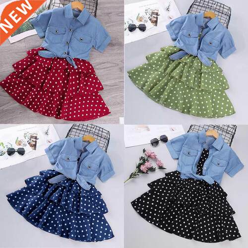 Spring Summer Girls Clothes Faion Children's Clothes T-i