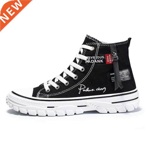 Men Shoes Vulcanize Shoes High Top Sneakers Casual Breathab