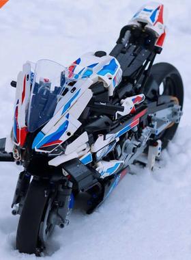 2022 New 1920pcs Technical Motorcycle M1000 RR Toys Model Ve