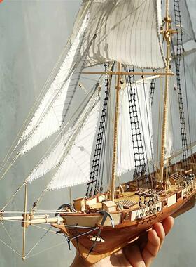 Scale Assembling Building Kits Ship Model Wooden Sailboat To
