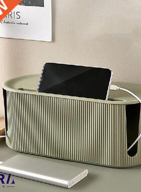 Color Wire Cable Organizer Box Morandi Storage Case Deskop