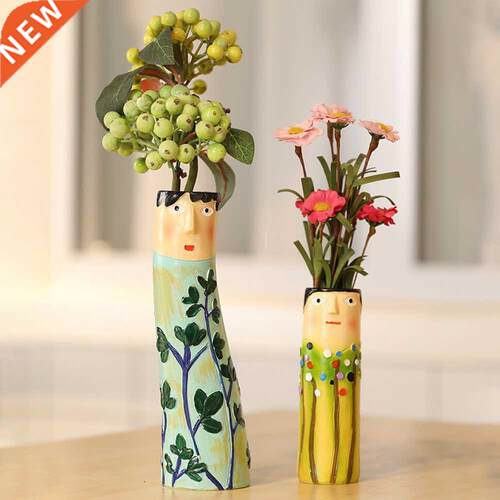 Bohemian Family Vase Creative Flower Bottle ny Humanoid R