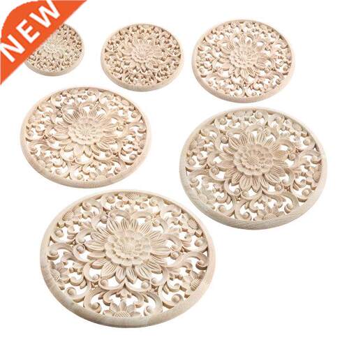 10/12/15/20/24/30cm Wooden Decal European-Style Wood Flower