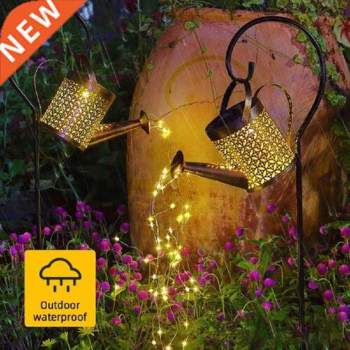 Solar LED Lights Outdoor Waterproof Decorative Kettle