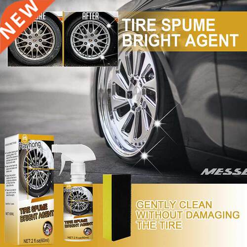 Tire Foam Cleaner brightener for Automobile tire decontamina