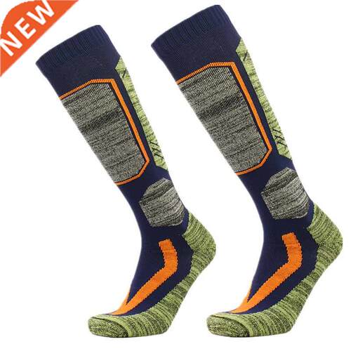 High Quality Cotton Thick Cushion Knee High Ski Socks Winter