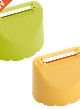 2 Pcs Creative Kitchen Vegetables Peeler Plastic Wide Mouth