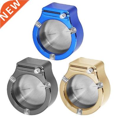 Stainless Steel Ashtray with Matches Lighter Function for