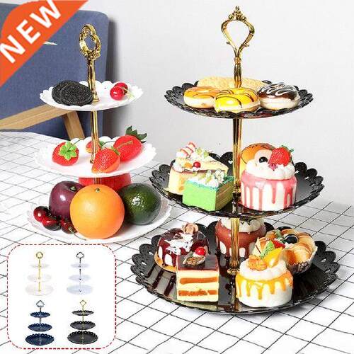 Round 3-Tier Cupcake and Cake Dessert Wedding Event Party