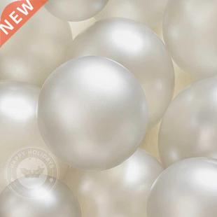20pcs/set Gold White Balloons Party Theme Latex Baloon Garla