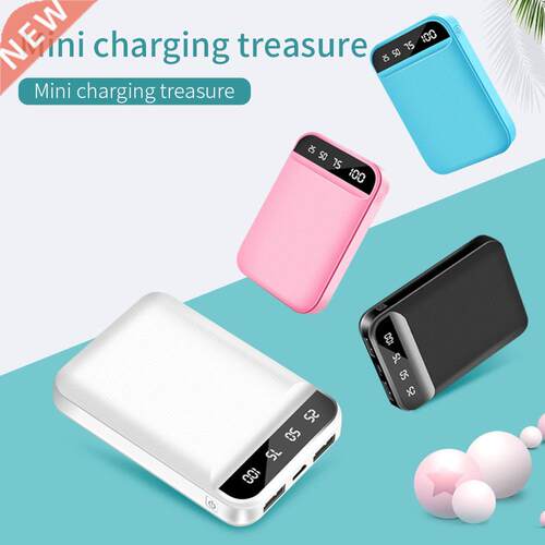 RAXFLY Mini Power Bank Dual Portable Fast Chging Battery