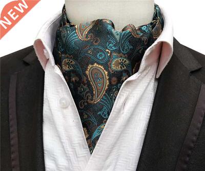 Luxuy Men Ascot Wedding aty Fomal Cavat fo Man