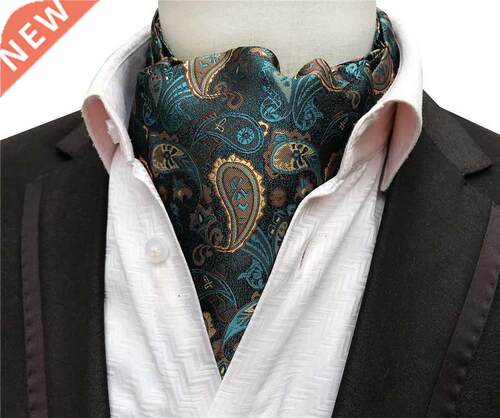 Luxuy Men Ascot Wedding aty Fomal Cavat fo Man