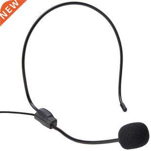Portable .5mm Plug Headwear Microphone Voice Amplifier for