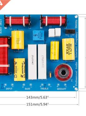Weah-505 00w Speaker Audio Frequency Divider  Way Crossov