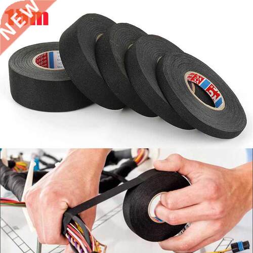 15M 9/15/19/25MM Heat-resistant Aesive Cloth Fabric Tape F