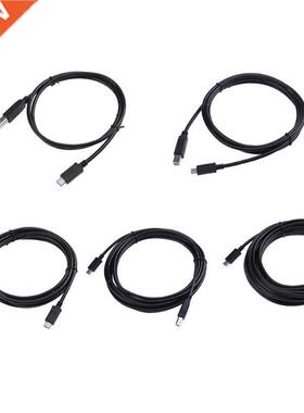 5m Type-C USB3.1 Male Connector To USB 2.0 B Type Male Data