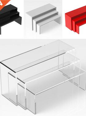 3Pcs/set Clear Acrylic Display Stand Jewelry Showcase Storag