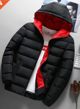 Hooded Winter Zipper Coat Outwear Jacket Hip Hop Parkas Fash