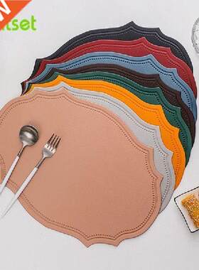 Vintage Leather Western Placemat Home Tablemat Coaster
