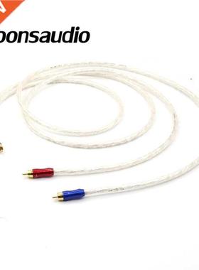 Pair Moonsaudio 5N OCC Pure Copper Silver Plated Audio Inter