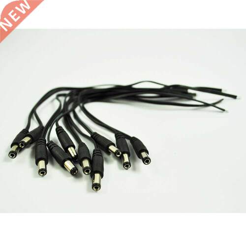 10pcs 5.5x2.1mm Male DC Power Pigtails Plug Lead Cord for Ca