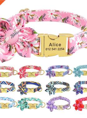 Faion Printed Dog Collar Personalized Nylon Dog Collar Cus