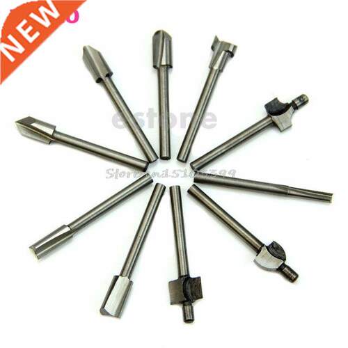 HSS Router Bits Wood Cutter Milling Fits Dremel Rotary Tool